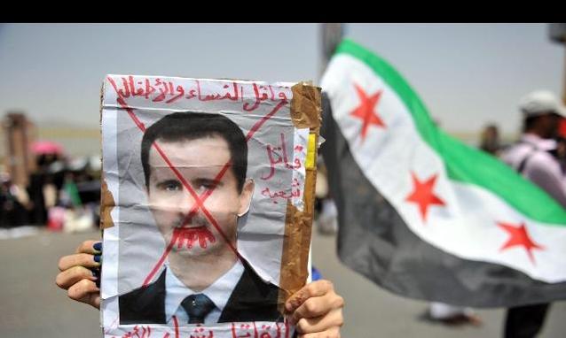 No alla guerra, abbasso Assad