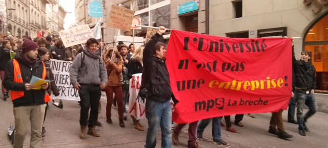 Friburgo: Manifestazione per un’Università democratica, plurale ed egualitaria!