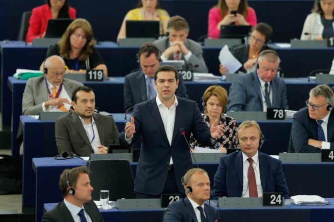L’intervento di Tsipras al Parlamento europeo