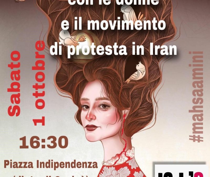 Presidio di solidarietà con le donne e il movimento di protesta in Iran